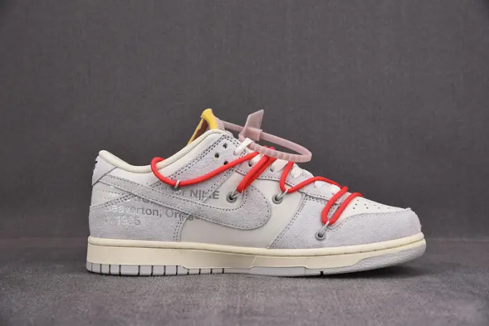 OW X Dunk Low 'Lot 33 Of 50' - Nike - DJ0950 