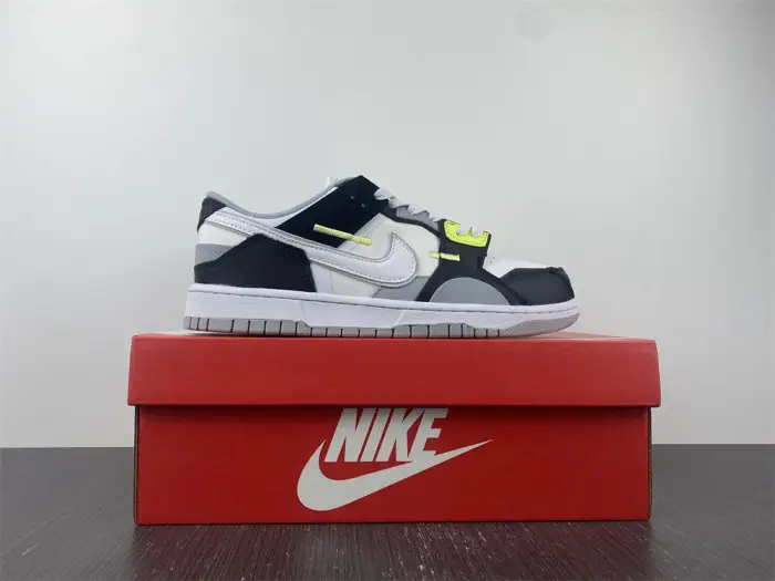 Nike Dunk Low Scrap Wolf Grey Light Lemon Twist 
