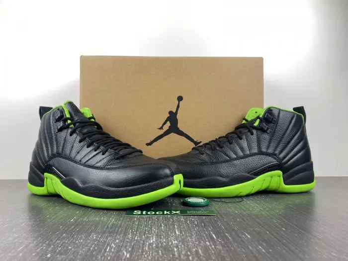 AIR JORDAN 12 BLACK GREEN 