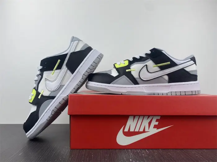 Nike Dunk Low Scrap Wolf Grey Light Lemon Twist 
