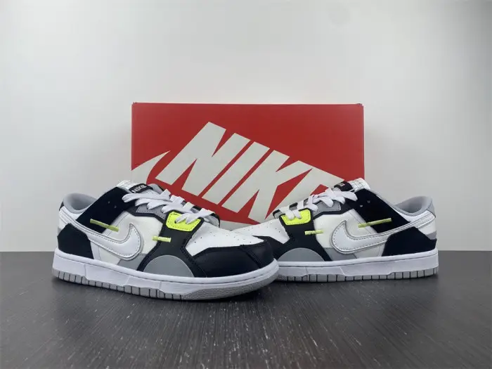 Nike Dunk Low Scrap Wolf Grey Light Lemon Twist 