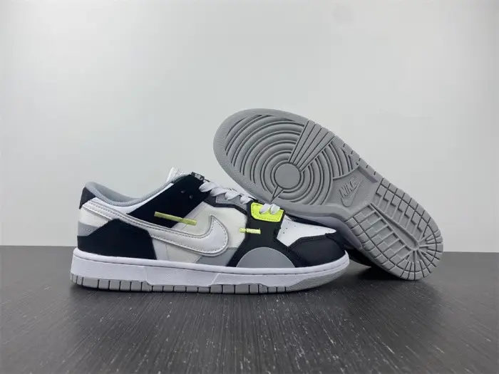 Nike Dunk Low Scrap Wolf Grey Light Lemon Twist 