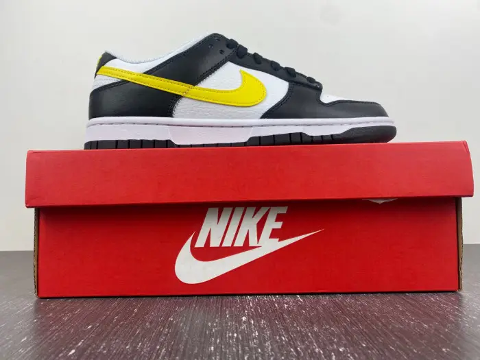 Nike Dunk Low Black Yellow White 