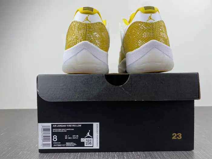 Air Jordan WMNS AIR JORDAN 11 LOW 'YELLOW SNAKESKIN' 