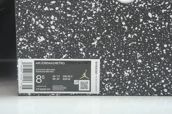 AirJordan 5 Retro Oreo 