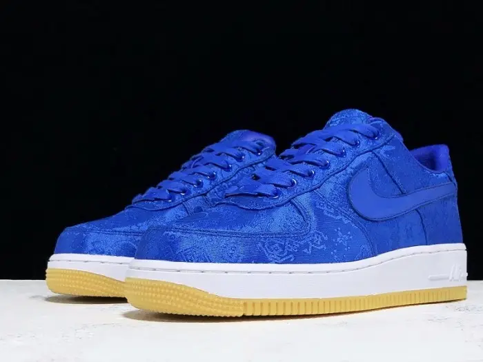 CLOT x Air Force 1 PRM 'Royal Silk' - Nike 