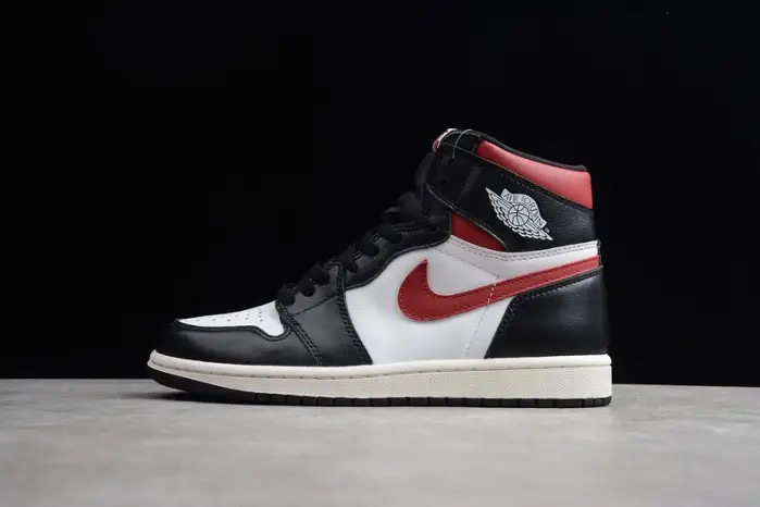 Air Jordan 1 Black White Gym Red 