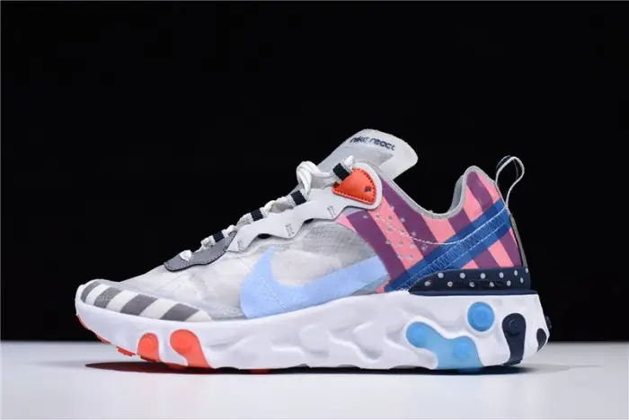 Parra x Nike React Element 87 White/Multi-Color  EBFD411