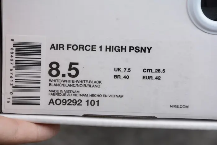 Air Force 1 High PSNY - Nike 