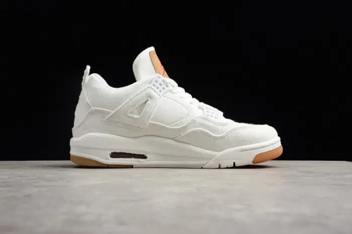 Levi's x Air Jordan 4 'White' 