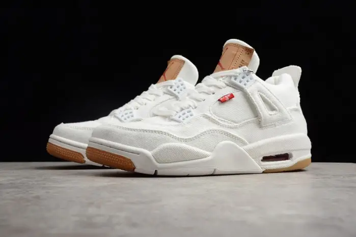 Levi's x Air Jordan 4 'White' 