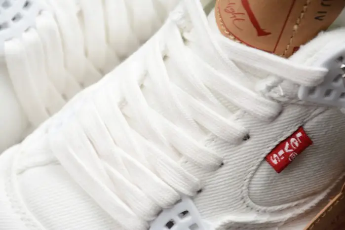 Levi's x Air Jordan 4 'White' 