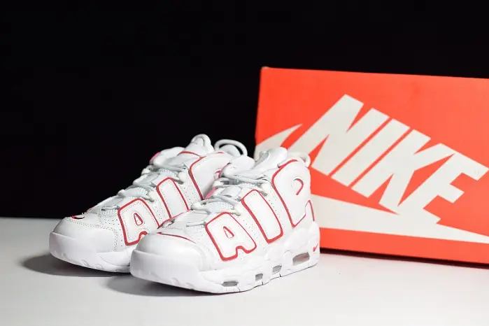 Nike Air More Uptempo 96 White Varsity Red 