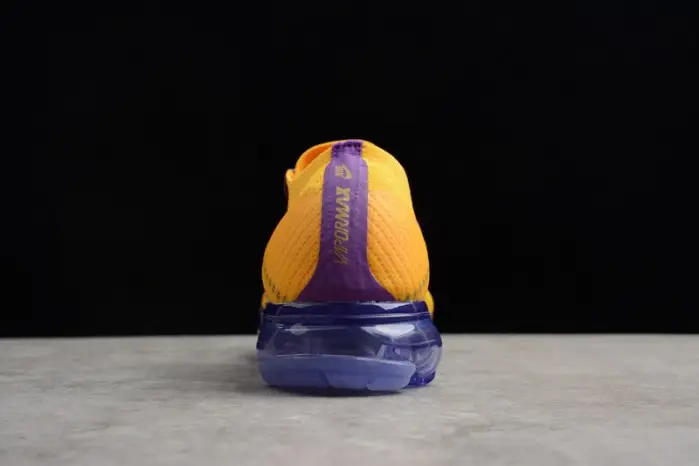 Nike Air VaporMax Flyknit 2018 Lemon Yellow Purple mens 