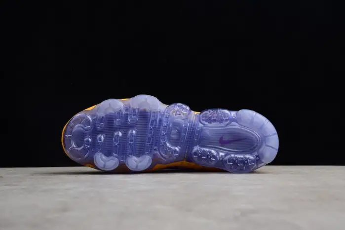 Nike Air VaporMax Flyknit 2018 Lemon Yellow Purple mens 
