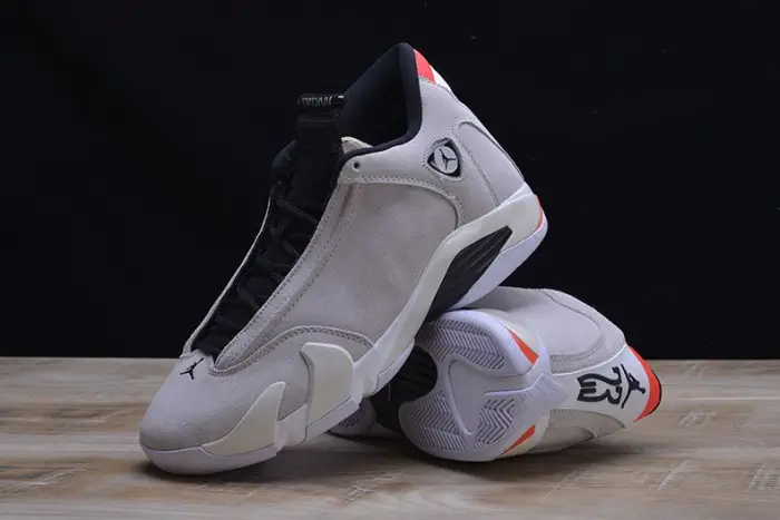 AIR JORDAN 14 RETRO "DESERT SAND" black  white mens 