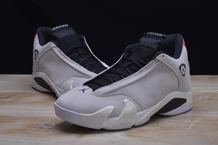 AIR JORDAN 14 RETRO "DESERT SAND" black  white mens 