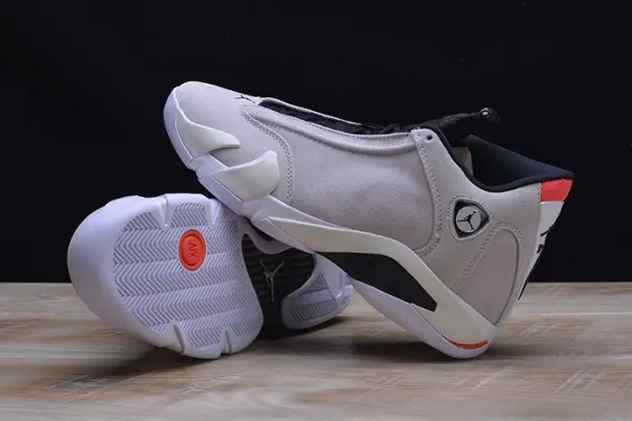 AIR JORDAN 14 RETRO "DESERT SAND" black  white mens 