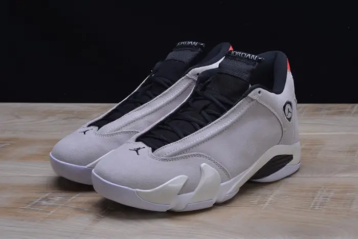 AIR JORDAN 14 RETRO "DESERT SAND" black  white mens 
