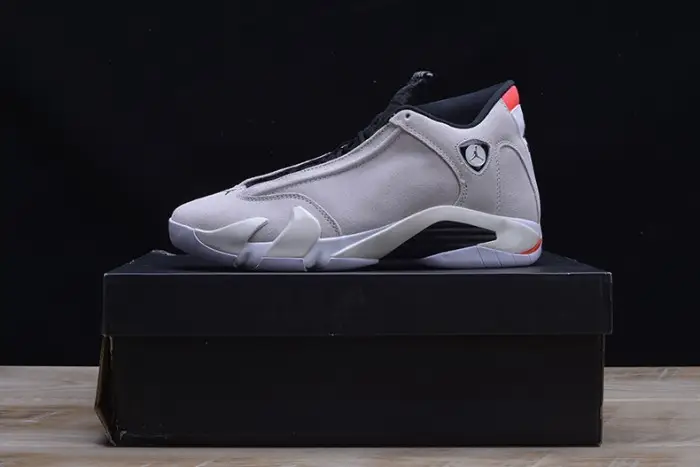 AIR JORDAN 14 RETRO "DESERT SAND" black  white mens 