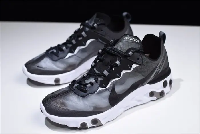 Nike React Element 87 Black White | 