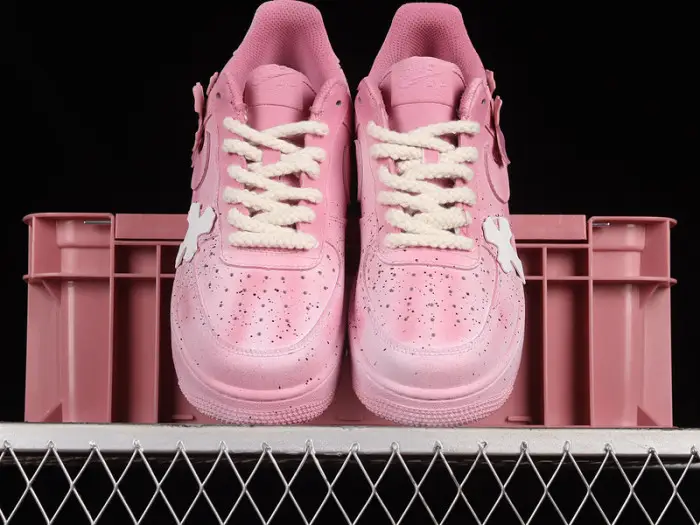nike air force 1 "pink Ch*0me He**ts" 