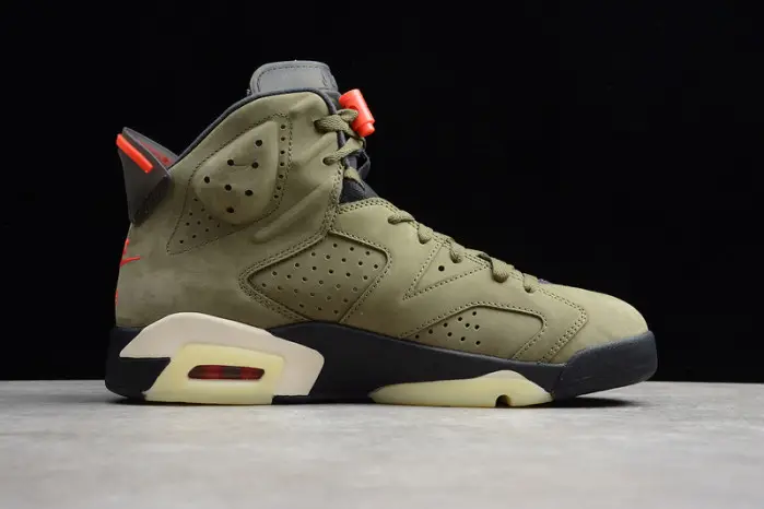 Travis Scott Air Jordan 6 Medium Olive 