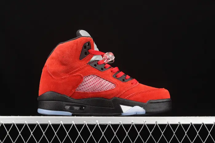 Air Jordan 5 Raging Bull 2021 Red Suede 