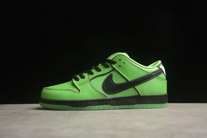 The Powerpuff Girls x nike Dunk Low Pro SB QS 'Buttercup' 