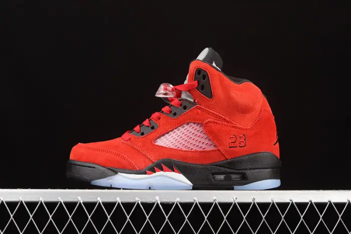 Air Jordan 5 Raging Bull 2021 Red Suede 