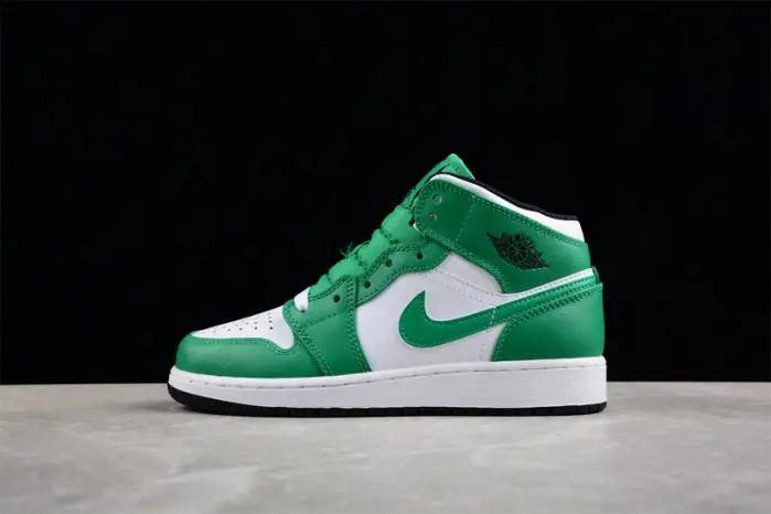 AIR JORDAN 1 MID GS 'LUCKY GREEN' 