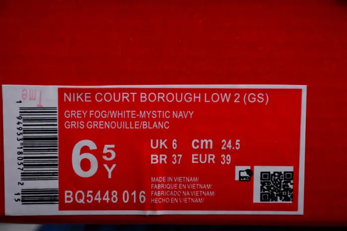 NIKE COURT BOROUGH LOW 2 (GS) 
