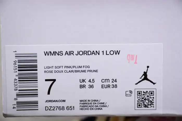 AIR Jordan 1 Low Pastel Purple 