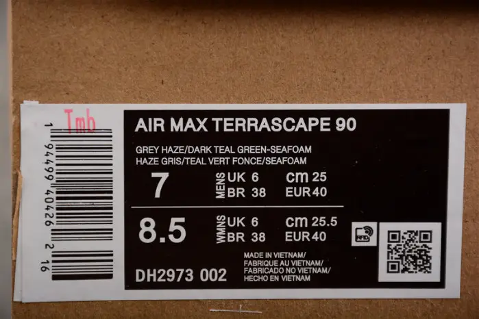 NIKE AIR MAX 90 TERRASCAPE GREY HAZE DARK TEAL GREEN SEAFOAM 
