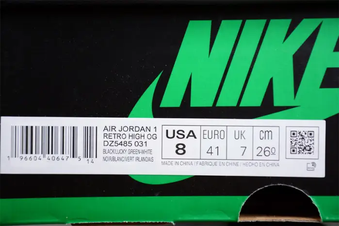 AIR JORDAN 1 RETRO HIGH OG 'LUCKY GREEN' 
