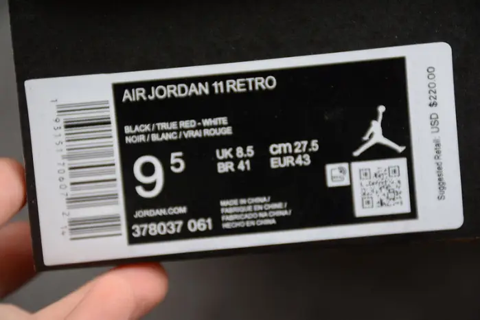 Air Jordan 11 Bred 2019 