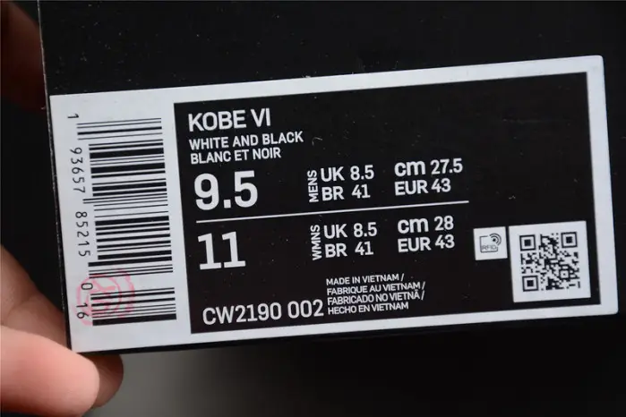 NIKE KOBE 6 PROTRO MAMBACITA MAMBA FOREVER 
