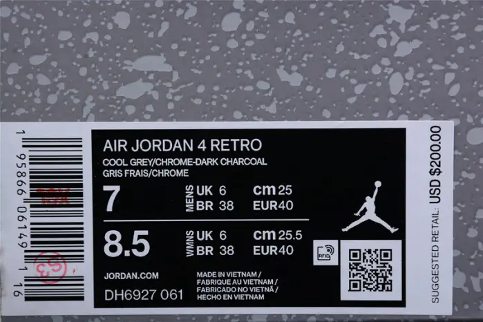 JORDAN 4 RETRO INFRARED 
