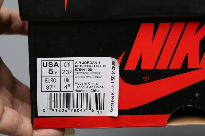 Air Jordan 1 Retro High OG BG - 575441 
