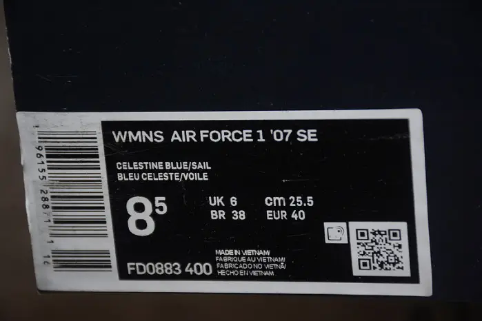 Nike AIR FORCE 1 '07 SE 'CLOUDS' FD0883 