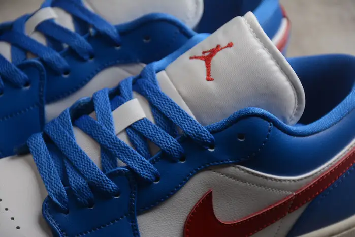Air Jordan 1 Low Sport Blue Gym Red 