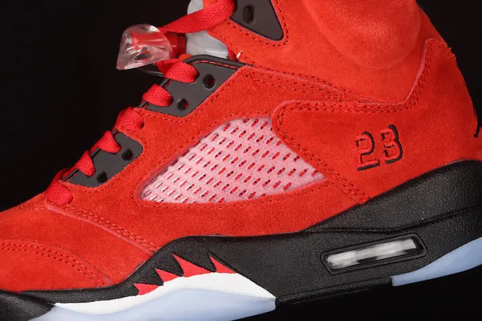 Air Jordan 5 Raging Bull 2021 Red Suede 