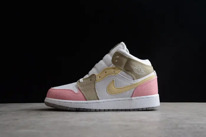 AIR JORDAN 1 MID SE Pastel Vivid Green Grind 