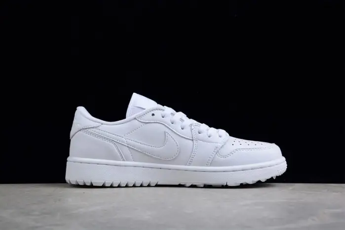 AIR JORDAN 1 LOW GOLF 'TRIPLE WHITE' 