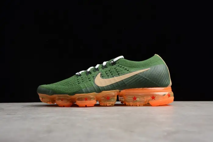 dragon ball S*per x nike air vapormax flyknit 2018 dark green/light brown mens  ACDD436