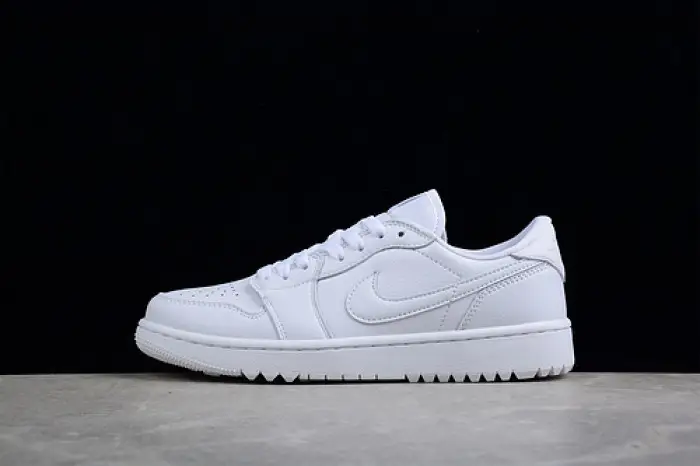 AIR JORDAN 1 LOW GOLF 'TRIPLE WHITE'  CCF84