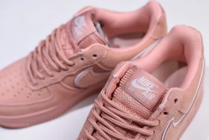 Nike Air Force 1 07 Suede Women Lifestyle Shoe Pink 
