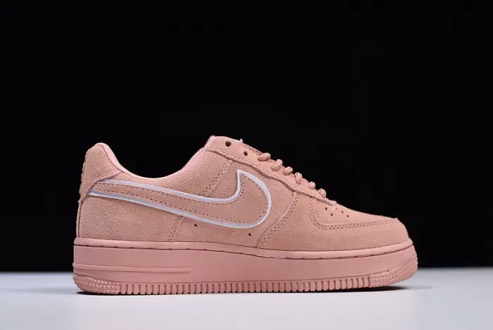 Nike Air Force 1 07 Suede Women Lifestyle Shoe Pink 