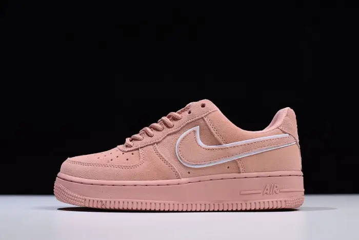 Nike Air Force 1 07 Suede Women Lifestyle Shoe Pink 