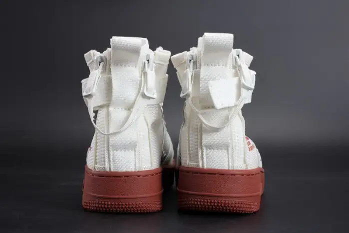 NIKE SF AIR FORCE 1 MID "RED IVORY" WHITE MENS 
